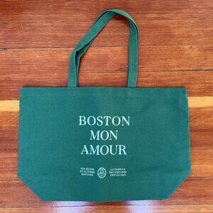 Sezane "Boston Mon Amour" Canvas Tote NWOT